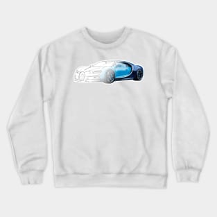 Fast And The Furious Blue Bugatti Veyron Crewneck Sweatshirt